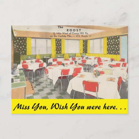 ペンシルバニア、ザロースト、キャンプヒル ポストカード (正面)