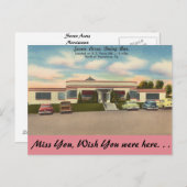 ペンシルバニア、セブンエーカーズデイリー – バー ポストカード (正面/裏面)