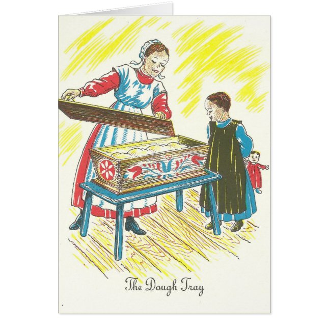 ペンシルバニア・ダッチのこね粉の皿の粘着性があるパンのレシピ (正面)