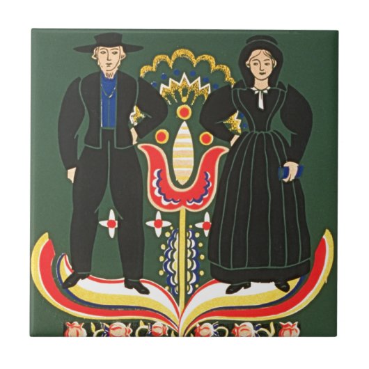 ペンシルバニア・ダッチ タイル (正面)