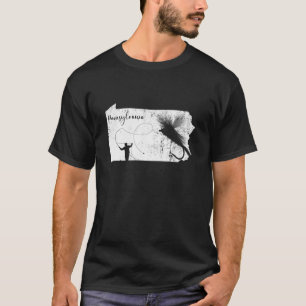 ペンシルバニア·フライ·フィッシング·ブルック·トラ動揺してウト Tシャツ