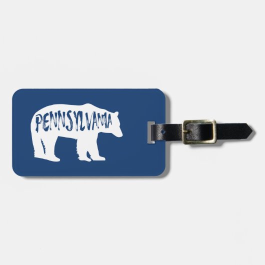 ペンシルバニア・ベア ラゲッジタグ (正面横)