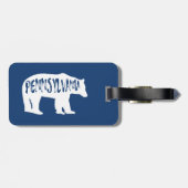 ペンシルバニア・ベア ラゲッジタグ (裏面横)