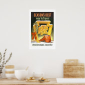 ペンシルバニア・ヴィンテージ旅行 ポスター (キッチン)