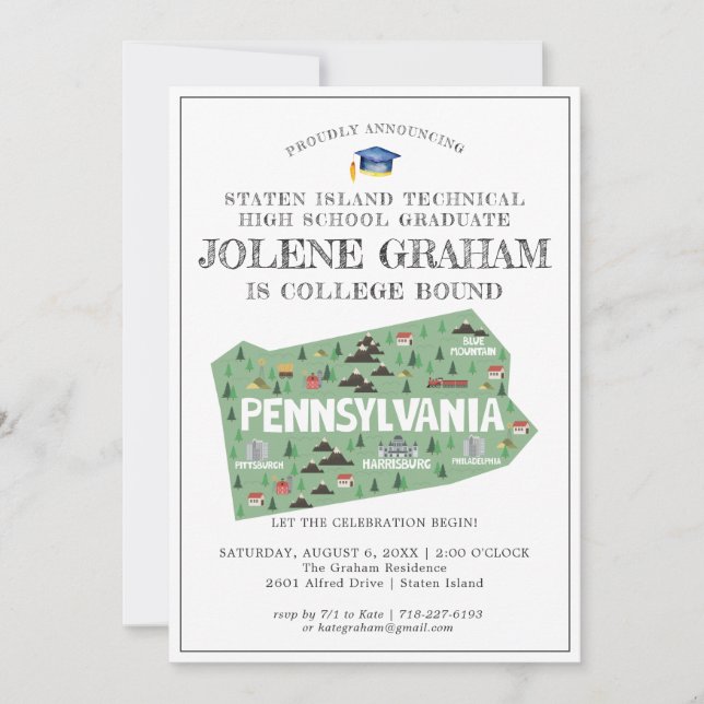 ペンシルバニア |大学進学パーティー (正面)