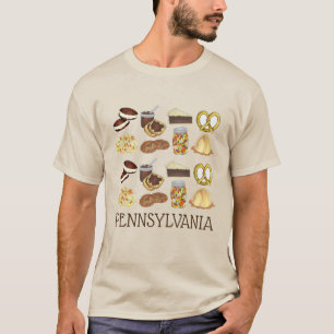 ペンシルバニアPAオランダアミッシュカントリーフーズ Tシャツ
