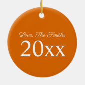 ペンシルバニアPAオランダアミッシュフードチキンポットパイ セラミックオーナメント (裏面)