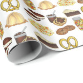 ペンシルバニアPAオランダアミッシュフード料理料理 ラッピングペーパー (ロールコーナー)