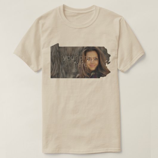 ペンシルバニアTシャツの写真州 Tシャツ (デザイン正面)