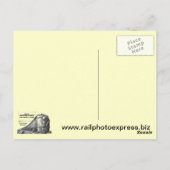 ペンシルバモダンニア鉄道電力 ポストカード (裏面)