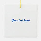 ペンシルバ動揺してニア州旗 セラミックオーナメント (裏面)