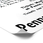 ペンシルバ読ニア海岸線1962 ポスター (角)