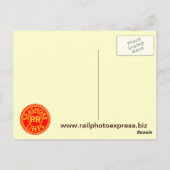 ペンシルバ読ニア海辺ラインロゴポストカード ポストカード (裏面)