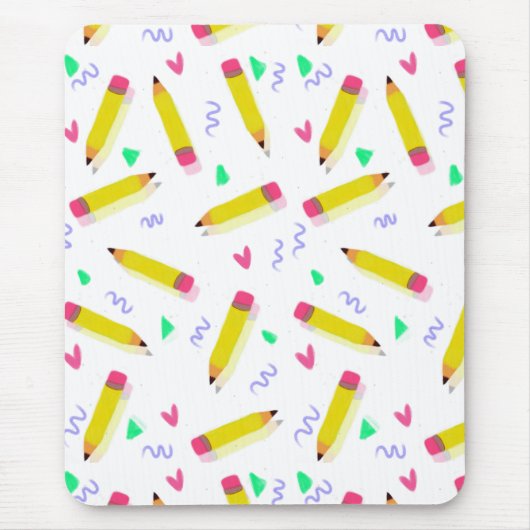 ペンシルプレスクール先生グッドエンド・オブ・イヤーTeac マウスパッド (正面)