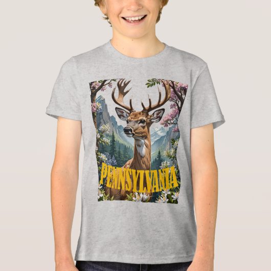 ペンシルベニアへの愛 トライブレンドTシャツ (正面)