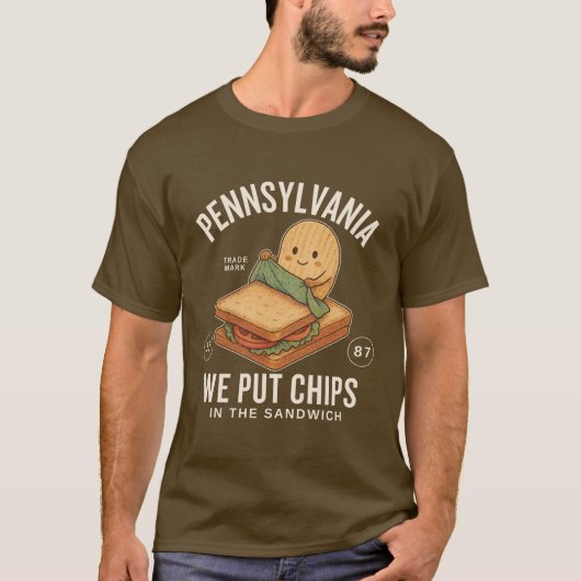ペンシルベニアチップス Tシャツ (正面)