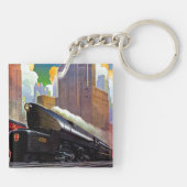 ペンシルベニア号列車不明 キーホルダー (裏面)