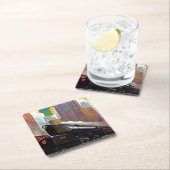 ペンシルベニア号列車不明 スクエアペーパーコースター (インサイチュ)