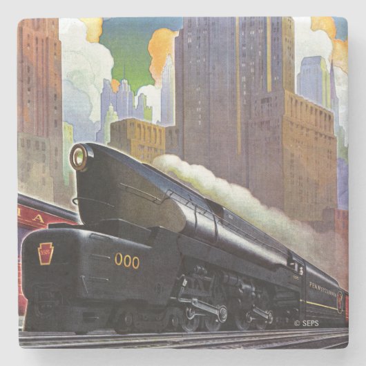 ペンシルベニア号列車不明 ストーンコースター (正面)