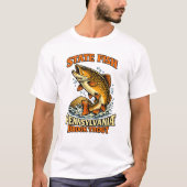 ペンシルベニア州のブラウントラウト Tシャツ (正面)