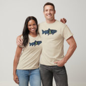 ペンシルベニア州のマス Tシャツ (ユニセックス)