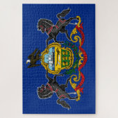 ペンシルベニア州の旗 ジグソーパズル (縦)