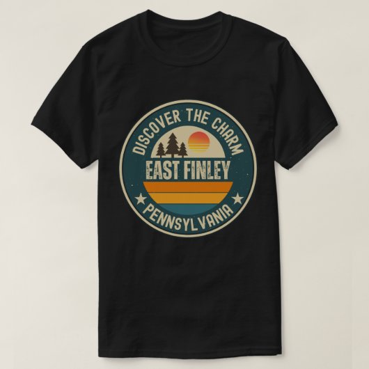 ペンシルベニア州イーストフィンリー Tシャツ (デザイン正面)