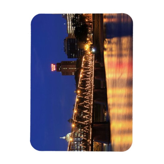 ペンシルベニア州クルミ通りブリッジ マグネット (縦)