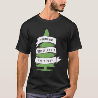 ペンシルベニア州パイメチューニング州立公園の森 PA ハイキング Tシャツ