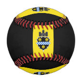 ペンシルベニア州ピッツバーグ国旗 野球ボール (裏面)
