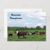 ペンシルベニア州ホネスデールはがき ポストカード (正面/裏面)