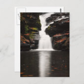 ペンシルベニア州ポカノスの滝 ポストカード (正面/裏面)