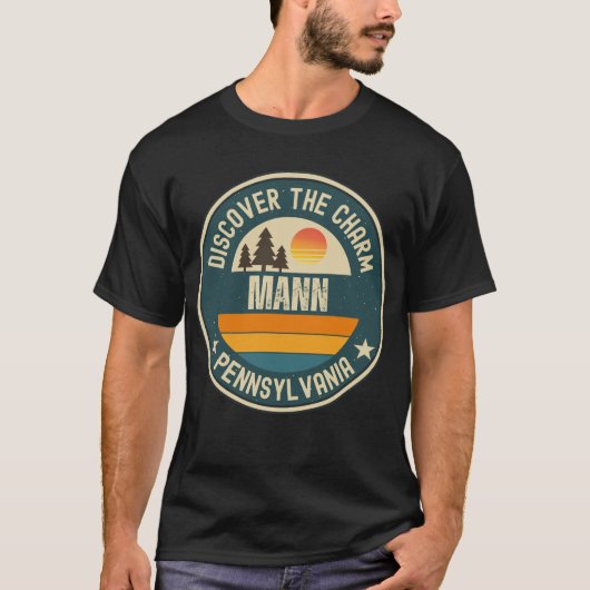 ペンシルベニア州マンス Tシャツ (正面)