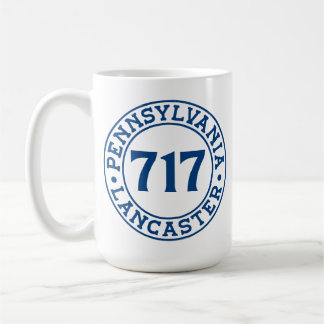 ペンシルベニア州ランカスター 717 エリアコード コーヒーマグカップ