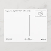 ペンシルベニア州レッドライオンのスティーブン・スタンレー・セクリスト ポストカード (裏面)