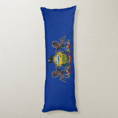 ペンシルベニア州旗 ボディピロー (裏面 (縦))