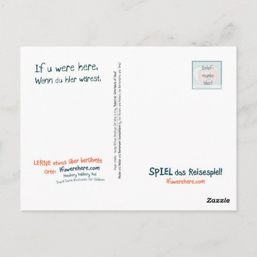 ペンシルベニア州,フィラデルフィア ポストカード (裏面)