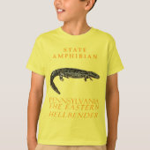 ペンシルベニア準州の両生類 オオサンショウウオ Tシャツ (正面)