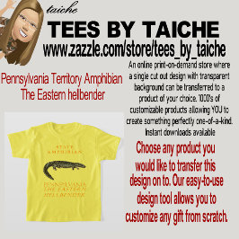 ペンシルベニア準州の両生類 オオサンショウウオ Tシャツ