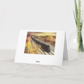 ペンシルベニア鉄道タンカー列車1942年誕生日 カード (裏面)