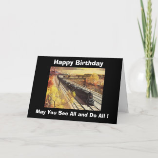 ペンシルベニア鉄道タンカー列車1942年誕生日 カード