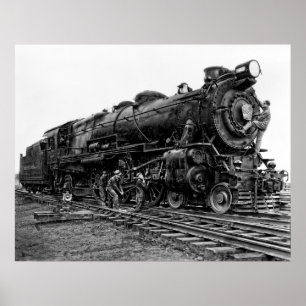 ペンシルベニア鉄道機関車3863 ポスター