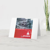 ペンシルベニア鉄道蒸気タービングリーティングカード カード (裏面)