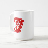 ペンシルベニア鉄道 – ウェストチェスター鉄道マグ コーヒーマグカップ (正面左)