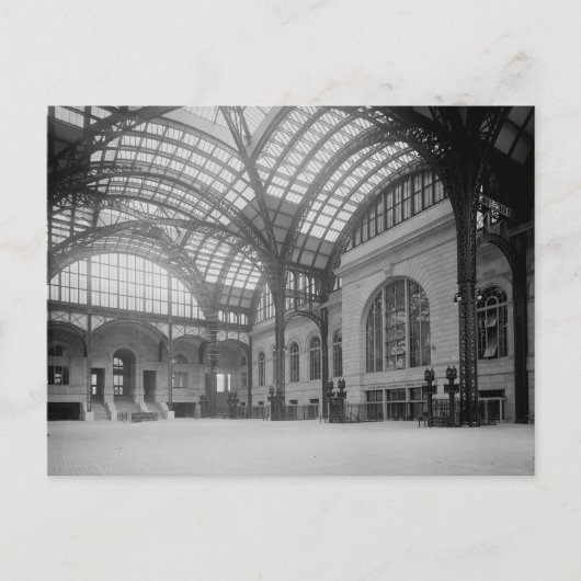 ペンシルベニア駅メインコンコース 1915年 ポストカード (正面)