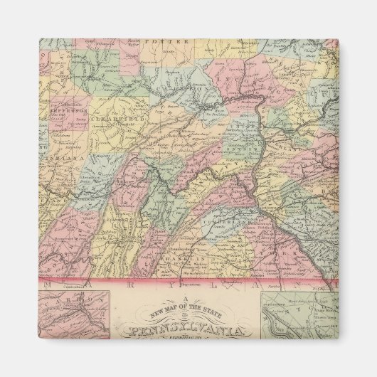 ペンシルベニア12 マグネット (正面)