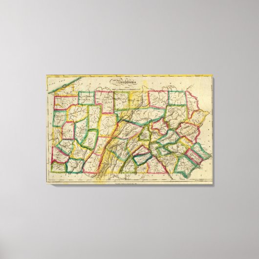 ペンシルベニア1818版 キャンバスプリント (正面)