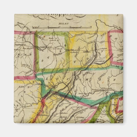 ペンシルベニア1818版 マグネット (正面)