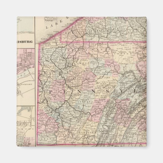 ペンシルベニア4 マグネット (正面)