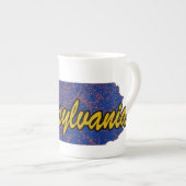 ペンシルベニア ボーンチャイナマグカップ (正面右)